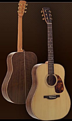Boucher Studio Walnut Goose Dreadnought - Guitare Acoustique - Fallone Music