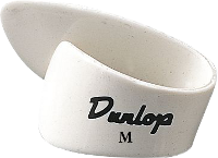 Dunlop Onglet Pouce Medium - Nylon Blanc - Fallone Music