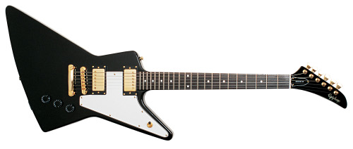 Guitare électrique, Epiphone "1958" Korina Explorer Ebony - Fallone Music