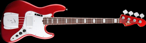 Fender Jazz Bass® 50th Anniversary Limited Edition Candy Apple Red Rosewood - Fallone Music