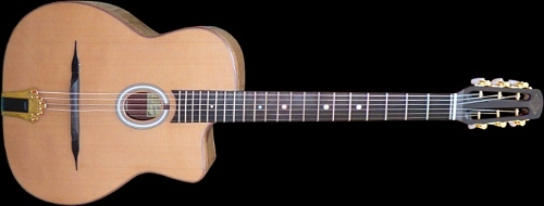 Guitare Jazz manouche, Geronimo Mateos Mod�le Audrey Petite Bouche - Fallone Music