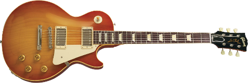 Gibson Custom Les Paul Plain Top V.O.S Washed Cherry - Fallone Music