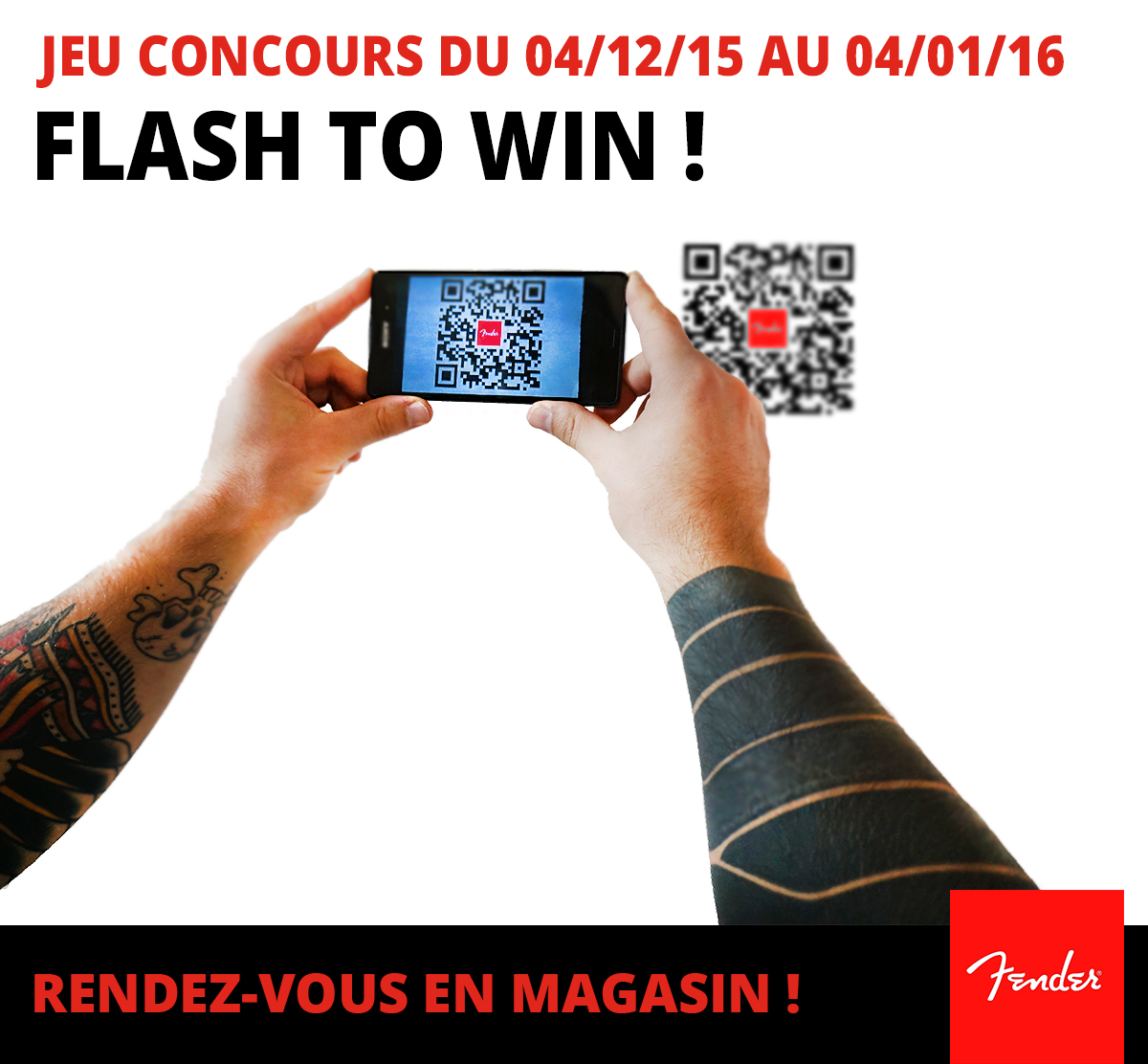 Fender Flash to Win Jeu Concours - Fallone Music