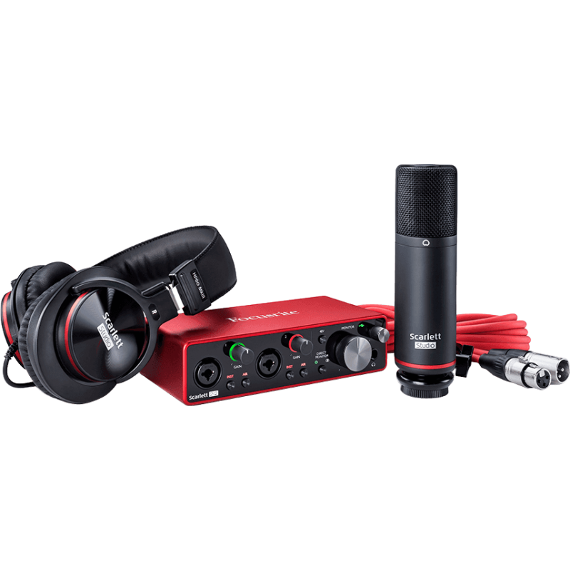 Focusrite Scarlett G3 - 2 in/2 out USB-C - micro, casque & accessoires