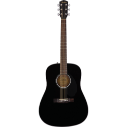 Fender CD-60S Dreadnought, Walnut Fingerboard, Black