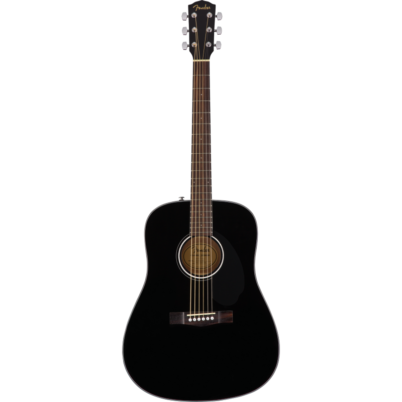 Fender CD-60S Dreadnought, Walnut Fingerboard, Black