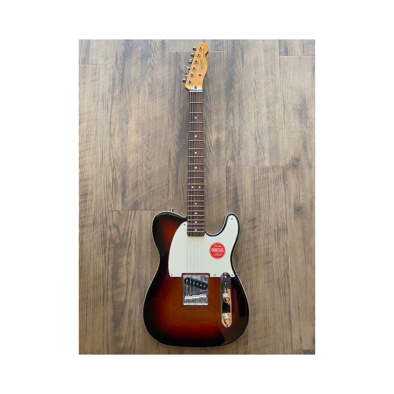 Squier FSR Classic Vibe '60s Custom Esquire®, Laurel Fingerboard, Parchment Pickguard, 3-Color Sunburst