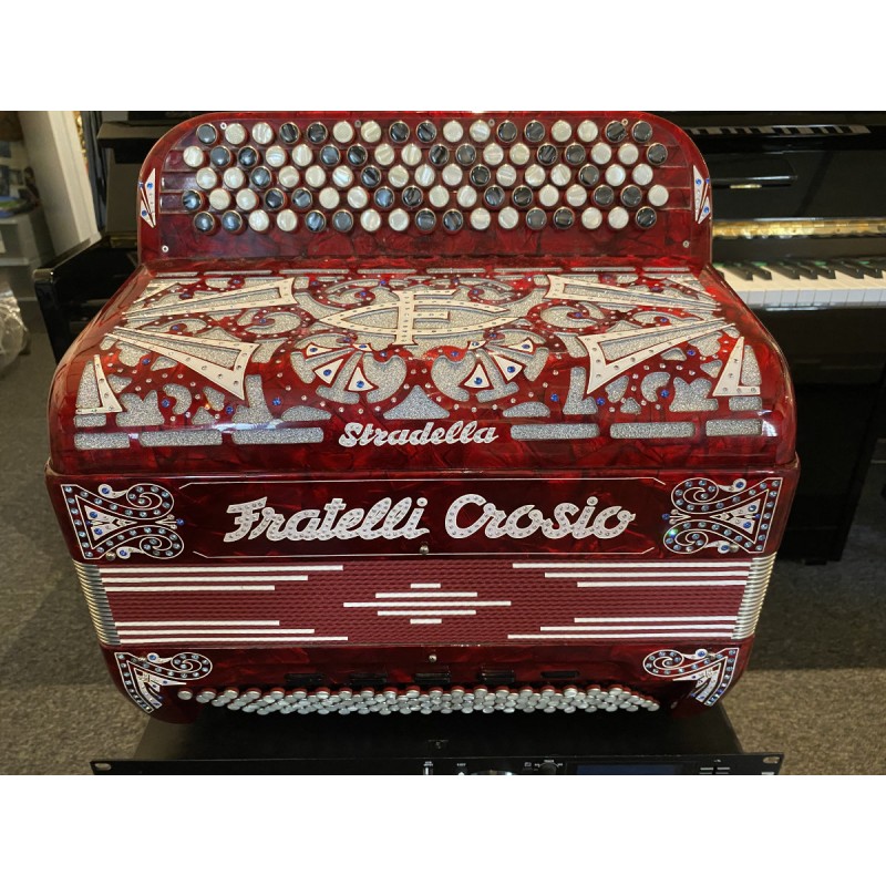 Alpenklang Trolley Accordéon 120 Basses - Housse à Roulettes Protection Premium