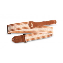 Taylor Academy Strap,Wht/Brn,Jacquard