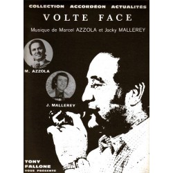 Edition fallone Volte Face - J.MALLEREY-M.AZZOLA - Partition Accordéon