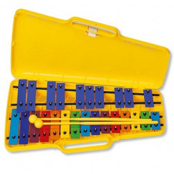 Rouge Paire Mailloches pour Xylophone Angel AML-51P 