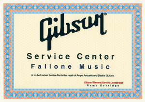 Fallone Music Centre de SAV Gibson & Epiphone France